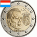 Státní znak Lucemburska na pamětním dvoueuru v roce 2010