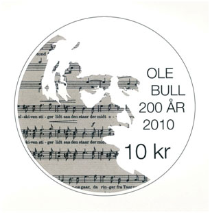 The 200th anniversary of the birth of the Norwegian violinist Ole Bull