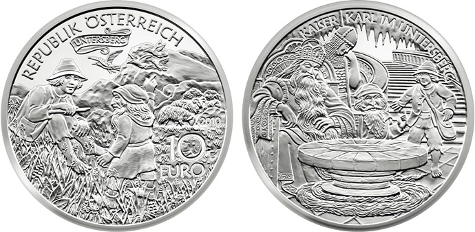 10 &euro; - Karl der Große im Untersberg - 2010
