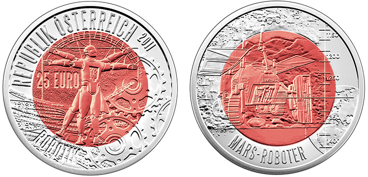 25 &euro; - Robotik - 2011 Austria Rakousko