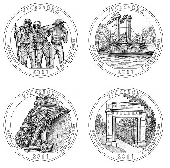 2011 America the Beautiful Quarter Design Candidates