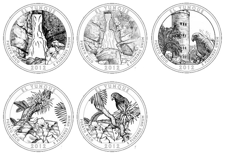 2012 America the Beautiful Quarter Design Candidates